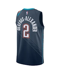 Nike Men's and Women's Shai Gilgeous-Alexander Blue Oklahoma City Thunder 2025/26 Edition Swingman Jersey