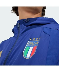 Adidas Men's Blue Italy National Team 2026 World Cup Travel Windbreaker Jacket