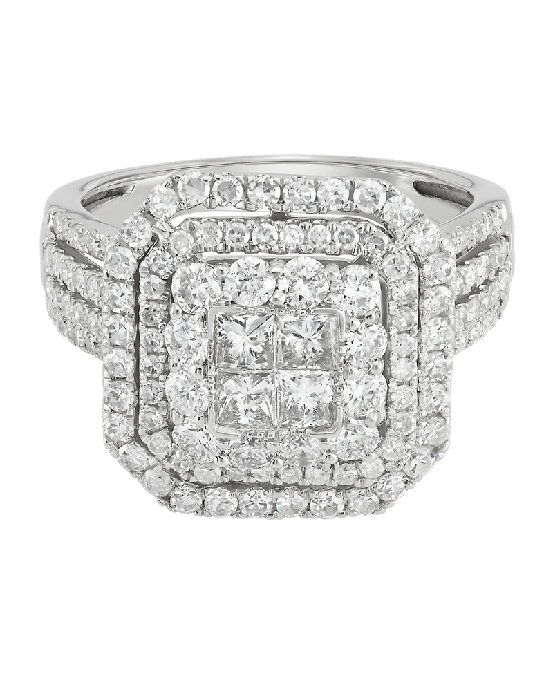Macy's Diamond Ring (2 ct. t.w.) in 10k White Gold