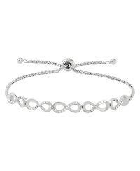 Macy's Diamond (1/4 ct. t.w.) Bracelet in Sterling Silver
