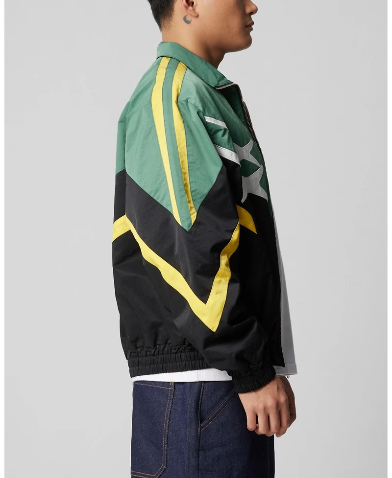 mnml Men's Loiter Hybrid Track Jacket.