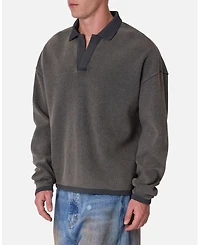 mnml Men's Polo Thermal Long Sleeve