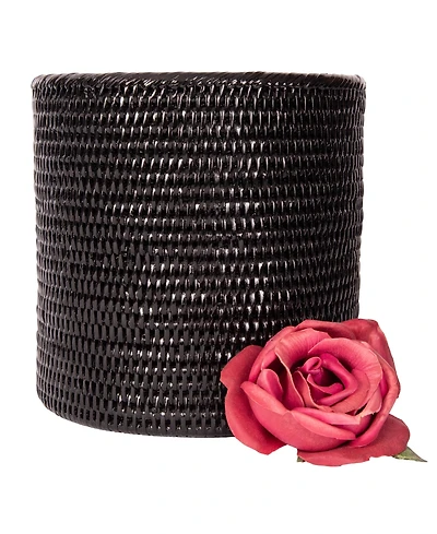 Artifacts Rattan Petit Round Waste Basket