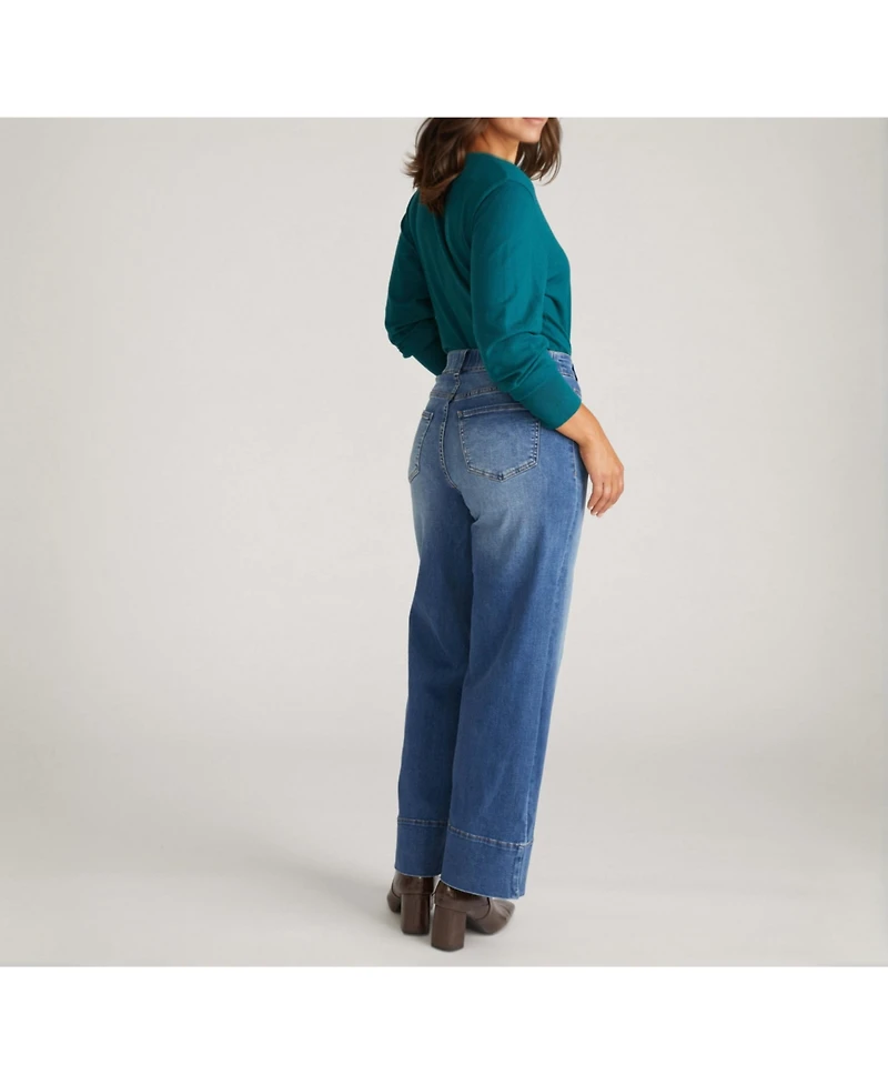 Universal Standard Women's Plus Claudia High Rise Stretch Jeans