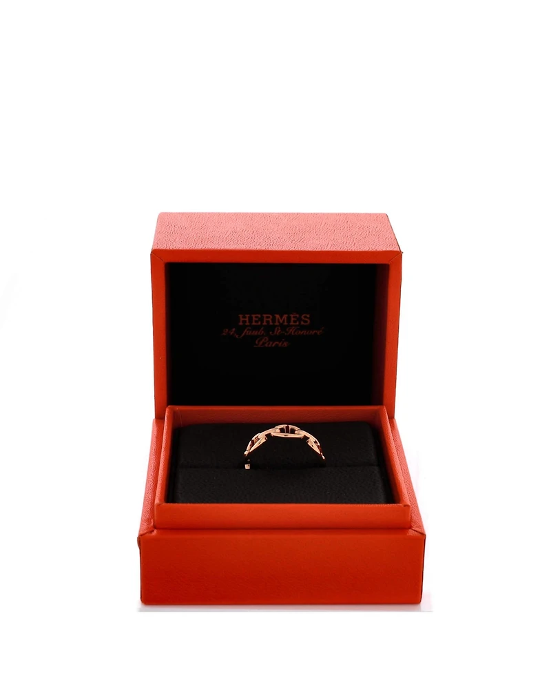 Pre-Owned HERMES Chaine d'Ancre Enchainee Ring