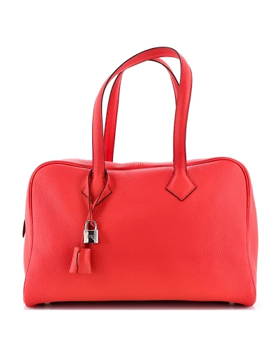 Pre-Owned HERMES 35 Victoria Ii Bag Clemence