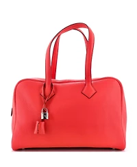 Pre-Owned HERMES 35 Victoria Ii Bag Clemence