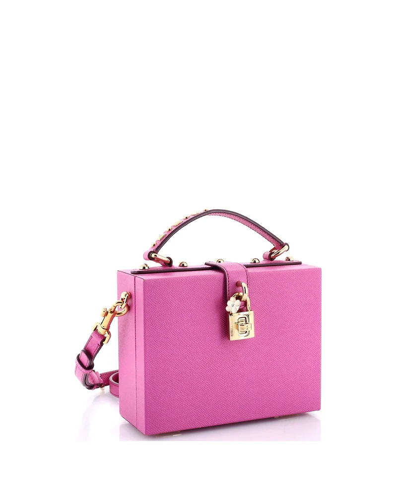 Pre-Owned Dolce & Gabbana Small Treasure Box Bag Leather