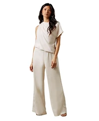 Warehouse Women's One Shoulder Drape Jumpsuit