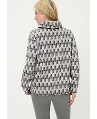 Olsen Women's Geo Jersey Top