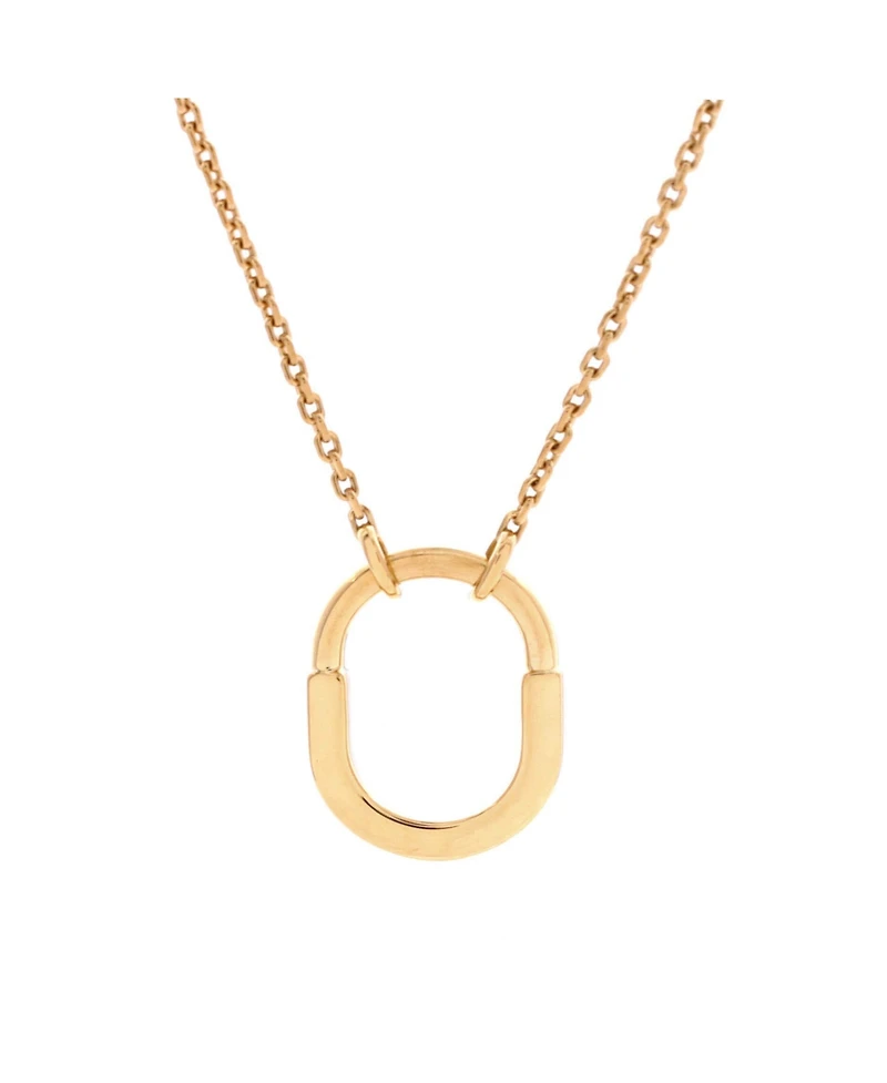 Pre-Owned Tiffany & Co Lock Motif Pendant Necklace