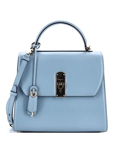 Pre-Owned Salvatore Ferragamo Boxyz Top Handle Bag Leather