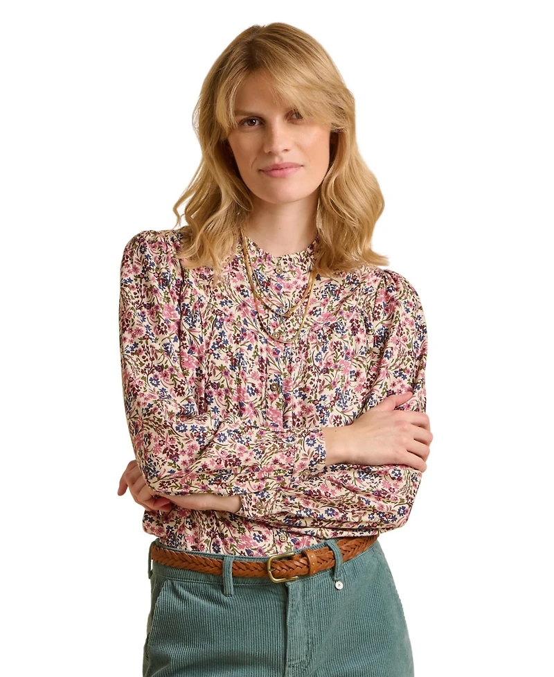 Brakeburn Women's Ellise Long Sleeve Round Neck Shirt