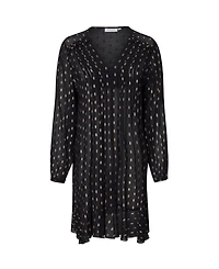 Masai Copenhagen Women's Long Sleeve V-Neck A-Line Dress