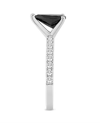 Macy's Black Diamond (2-1/5 ct. t.w.) & White Diamond (3/8 ct. t.w.) Engagement Ring in 14K White Gold