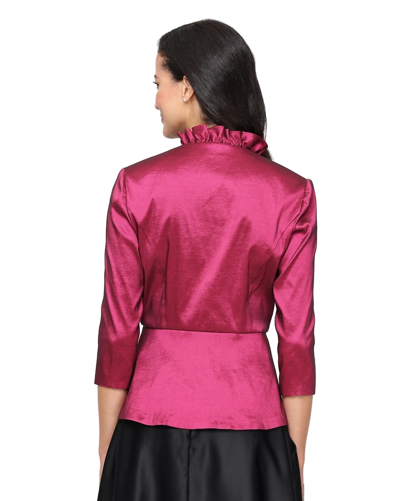 Alex Evenings Women's Taffeta Blouse