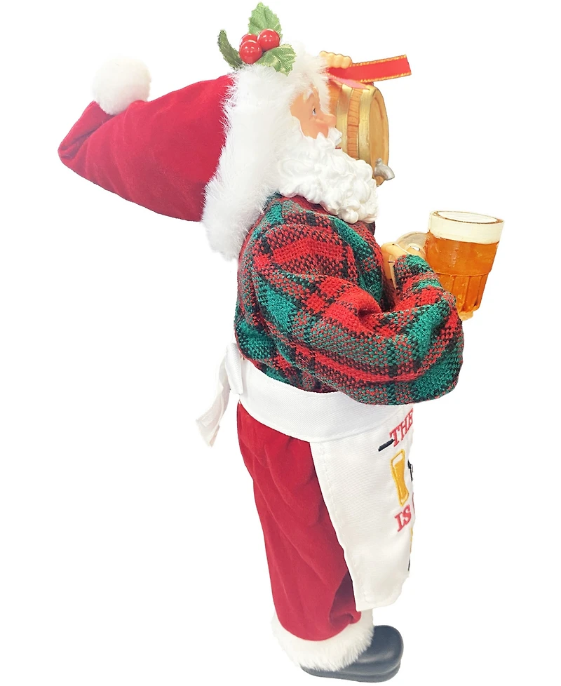 Santa's Workshop 12" The Best Beer Santa Claus
