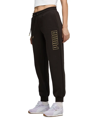 Puma Women's Maximal Metallic Comfort Sweatpants