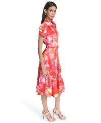 Halston Women's Tulip Printed Dress