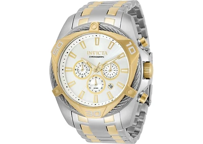Invicta Men's 34126 Bolt Quartz Chronograph Silver Dial Watch