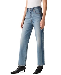 Levi's Women's Ribcage High Rise Straight Ankle Jeans