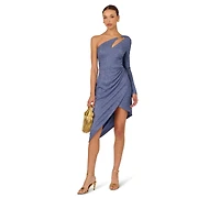 Adrianna Women's One-Shoulder Midi Dress