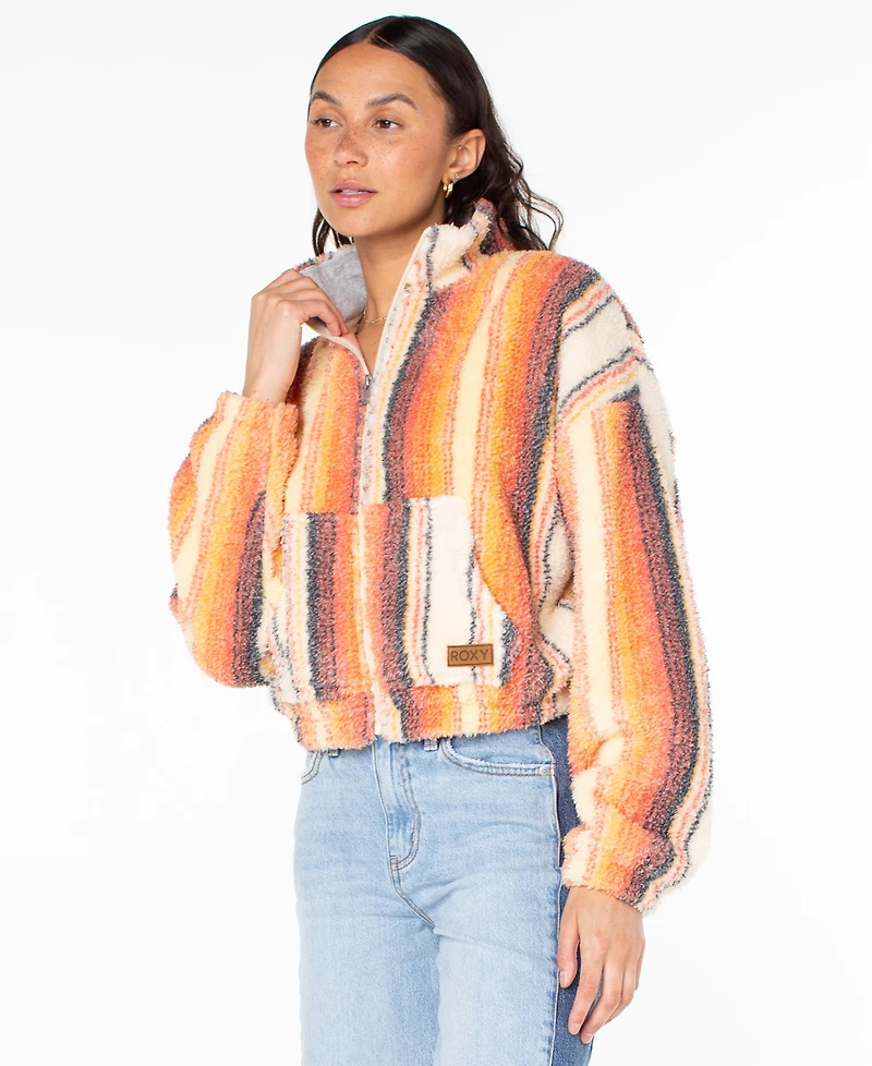 Roxy Women's Cold Surf Full-Zip Mock Neck Top