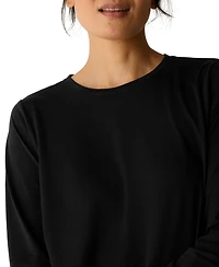 Eileen Fisher Women's Round Neck Long-Sleeve Top