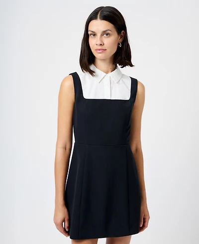 French Connection Women's Collared Sleeveless Mini Dress