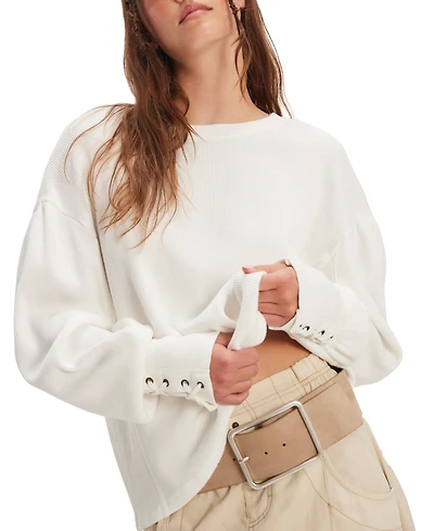 Free People Women's Lapis Long-Sleeve Top