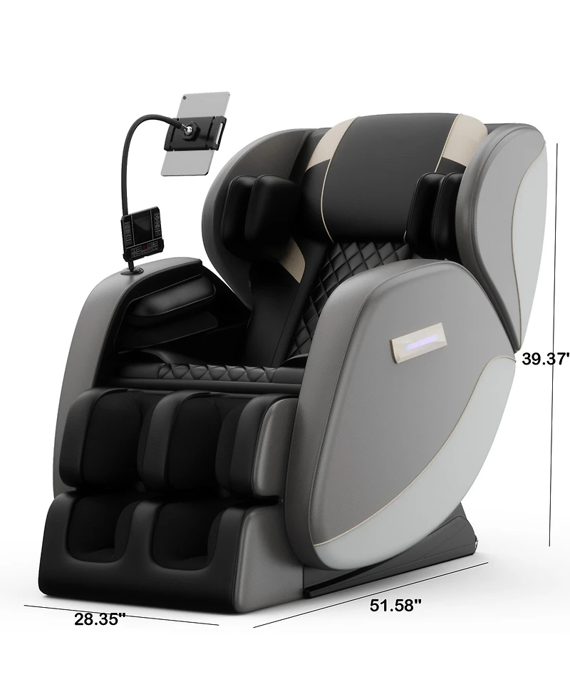 Massage Chair Full Body, Zero Gravity Massage Chairs Recliner with Rapid Heated,Touch Screen, Foot Roller Massage