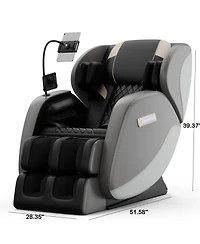 Massage Chair Full Body, Zero Gravity Massage Chairs Recliner with Rapid Heated,Touch Screen, Foot Roller Massage