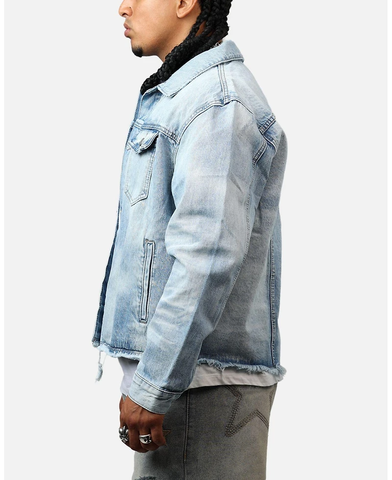 Loiter Men's Sun Washed Denim Jacket