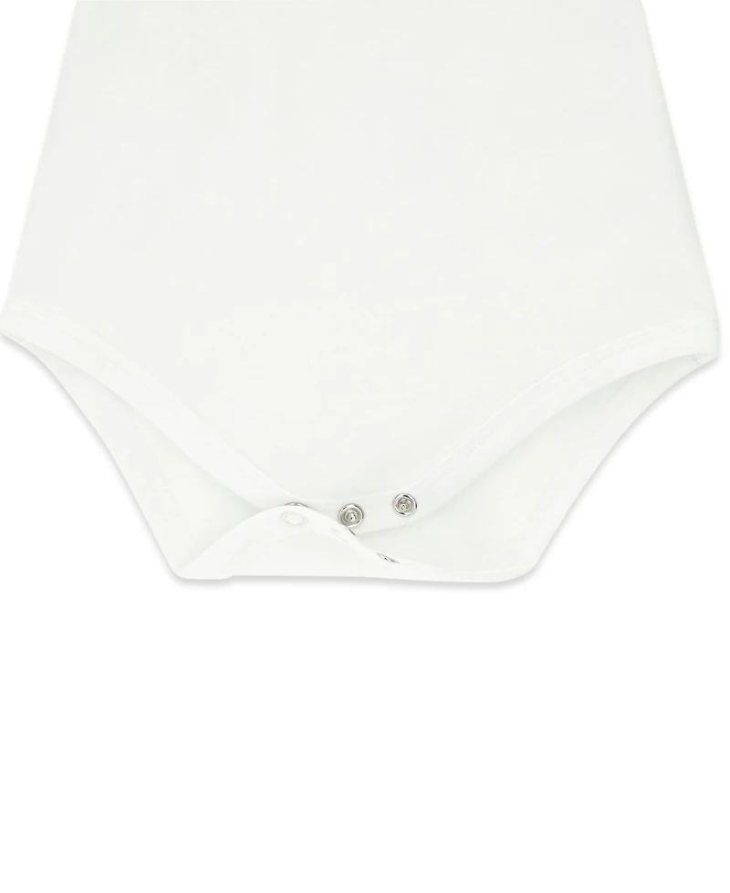 Guess Baby Girls Short-Sleeve Bodysuit and Denim Romper, 2-Piece Set