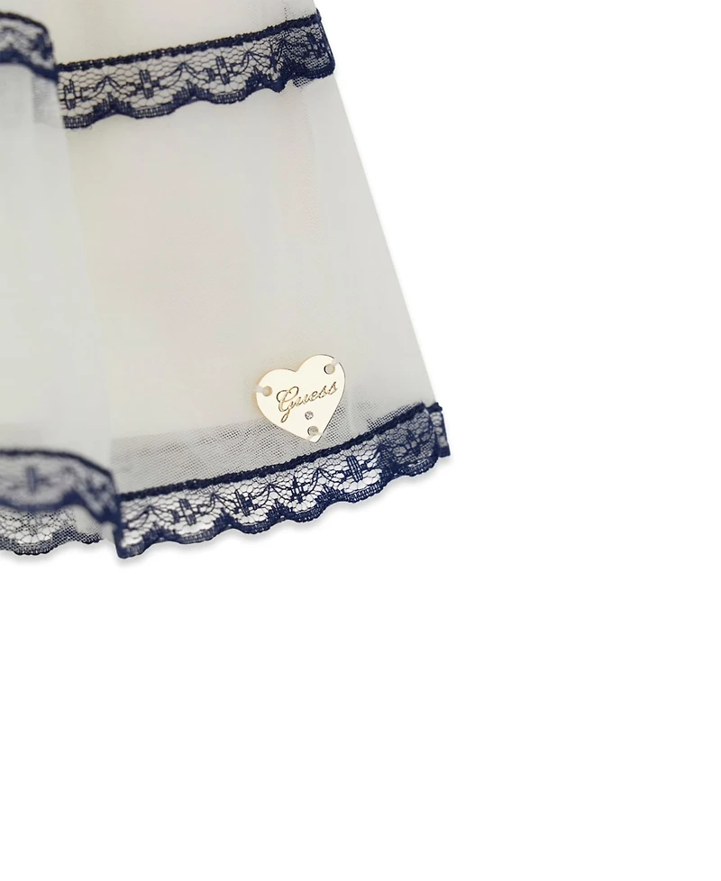 Guess Baby Girls Long-Sleeve Cardigan and Mesh Skirt, 2-Piece Set