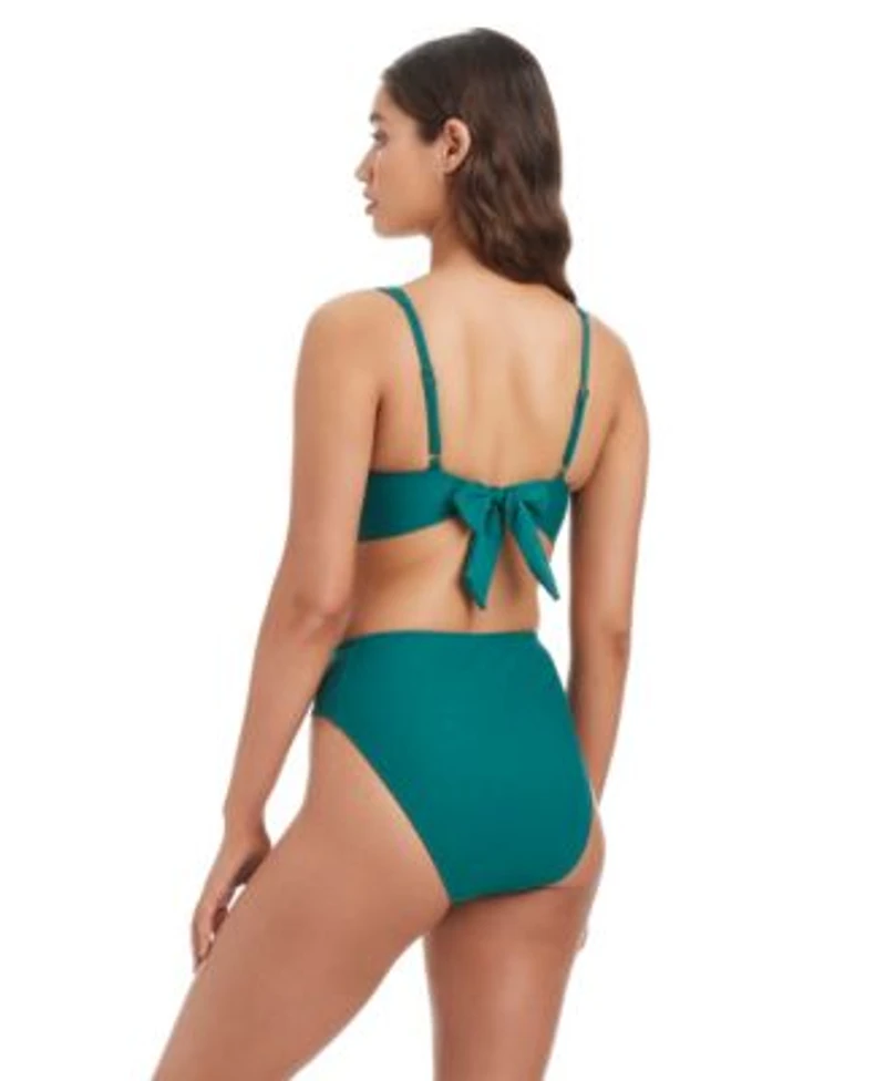 Bar Iii Womens Center Of Attention Over The Shoulder Bralette Bottoms