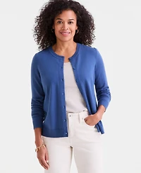 Style & Co Women's Button-Down Long-Sleeve Cardigan, Created for Macy's