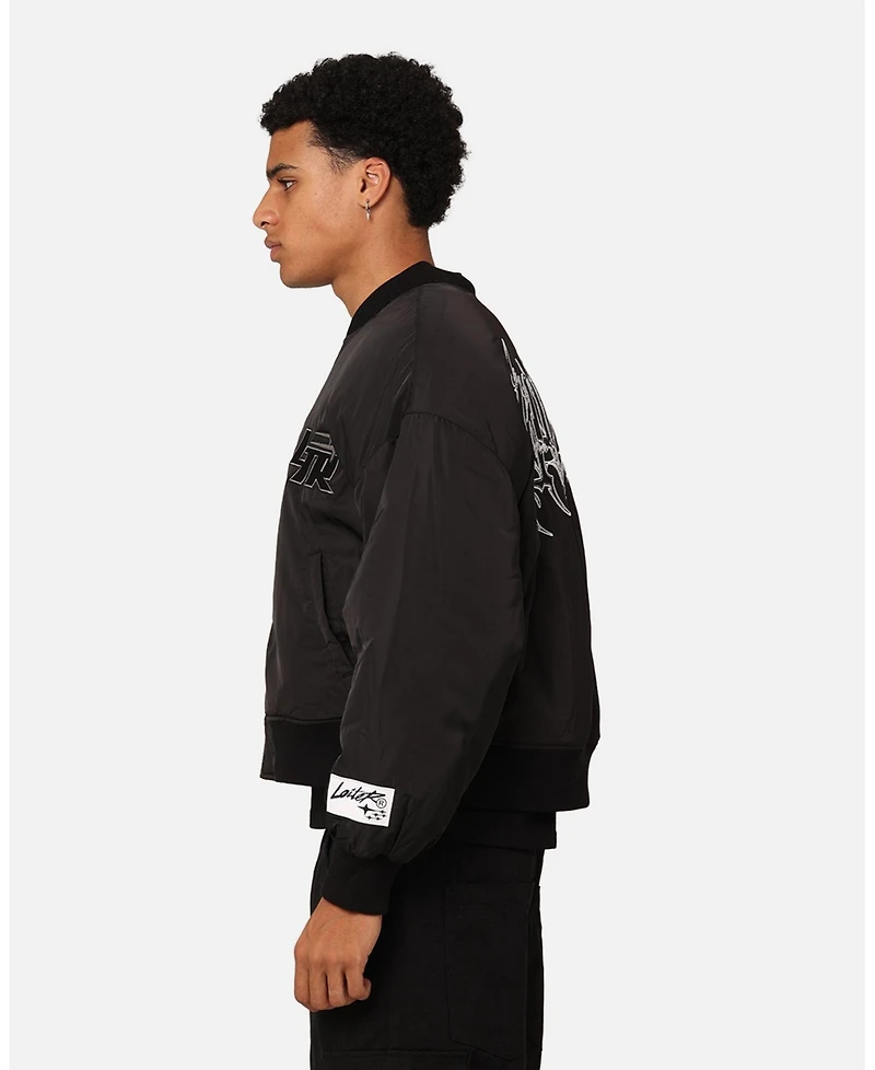 Loiter Men's Shadow Cropped Bomber Jacket