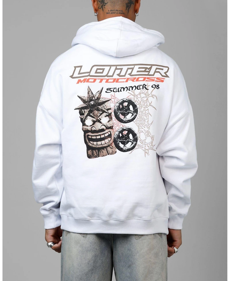 Loiter Men's Summer Motocross Prem Hoodie