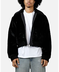 mnml Men's Night Wolf Faux Jacket
