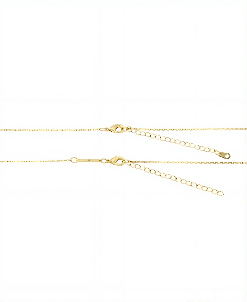 Faux Opal Cubic Zirconia Flower Cubic Zirconia Flower, Cubic Zirconia Butterfly Necklace's with Extender 2 Pcs Set