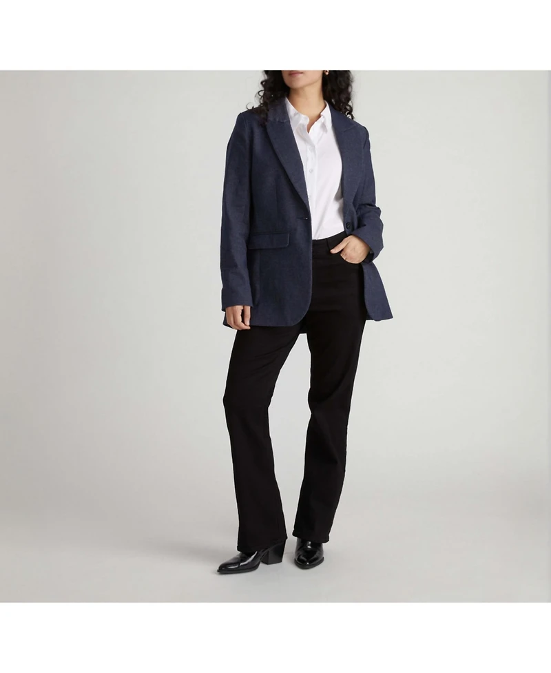 Universal Standard Plus Denim Look Blazer