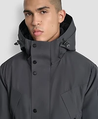 Dkny Men's Urban Hooded Parka Jacket
