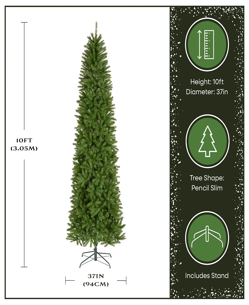 National Tree 10' Kingswood Fir Pencil Tree