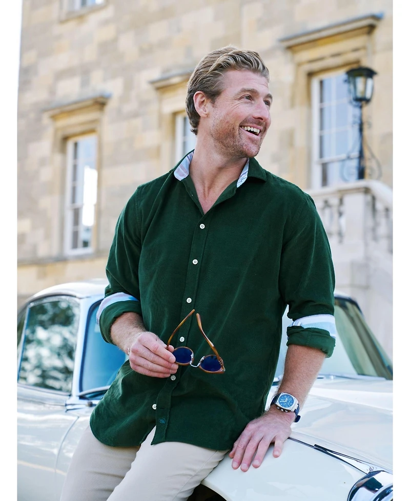 Koy Clothing Men's Corduroy Long Sleeve Shirt