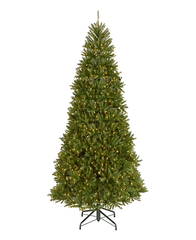 National Tree Company 9' Dunhill Fir Full-Bodied & Hinged Tree With 900 Clear Lights