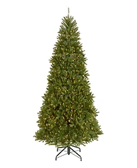 National Tree Company 9' Dunhill Fir Full-Bodied & Hinged Tree With 900 Clear Lights