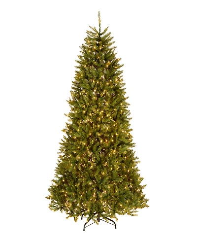 National Tree Company 7.5' Dunhill Fir Hinged Tree with 750 Clear Lights