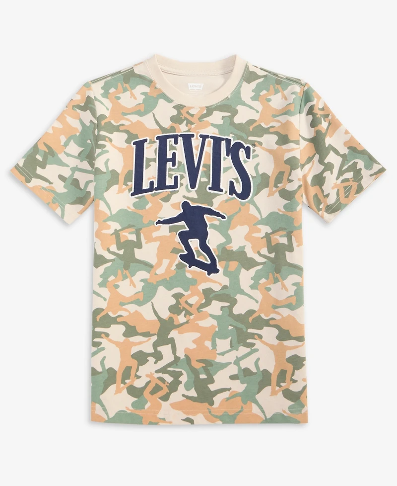 Levi's Boys' 8-20 Skate Camo Graphic T-Shirt