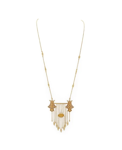 Dhwani Bansal 22K Gold Plated Serai Necklace